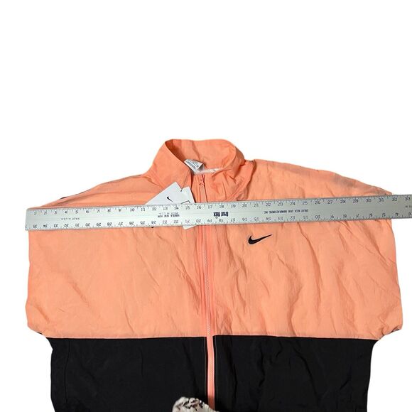Nike Windbreaker Jacket Mens Black Peach Colorblock Retro Logo Active XL Tall - Picture 8 of 11